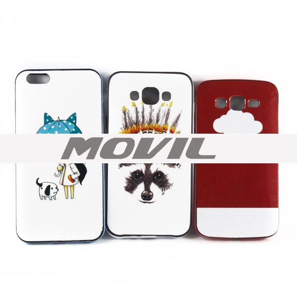 NP-2373  Lindo TPU  PC  funda para iPhone 6-17